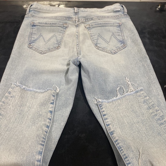 MOTHER THE STUNNER ZIP CROP ANKLE STEP FRAY IN ROLLING IN THE BUSHES - Picture 9 of 16